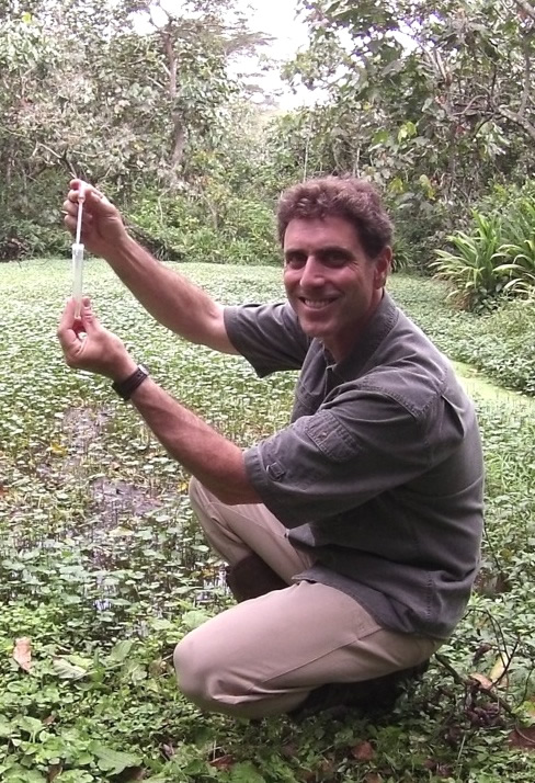 Tony at pond